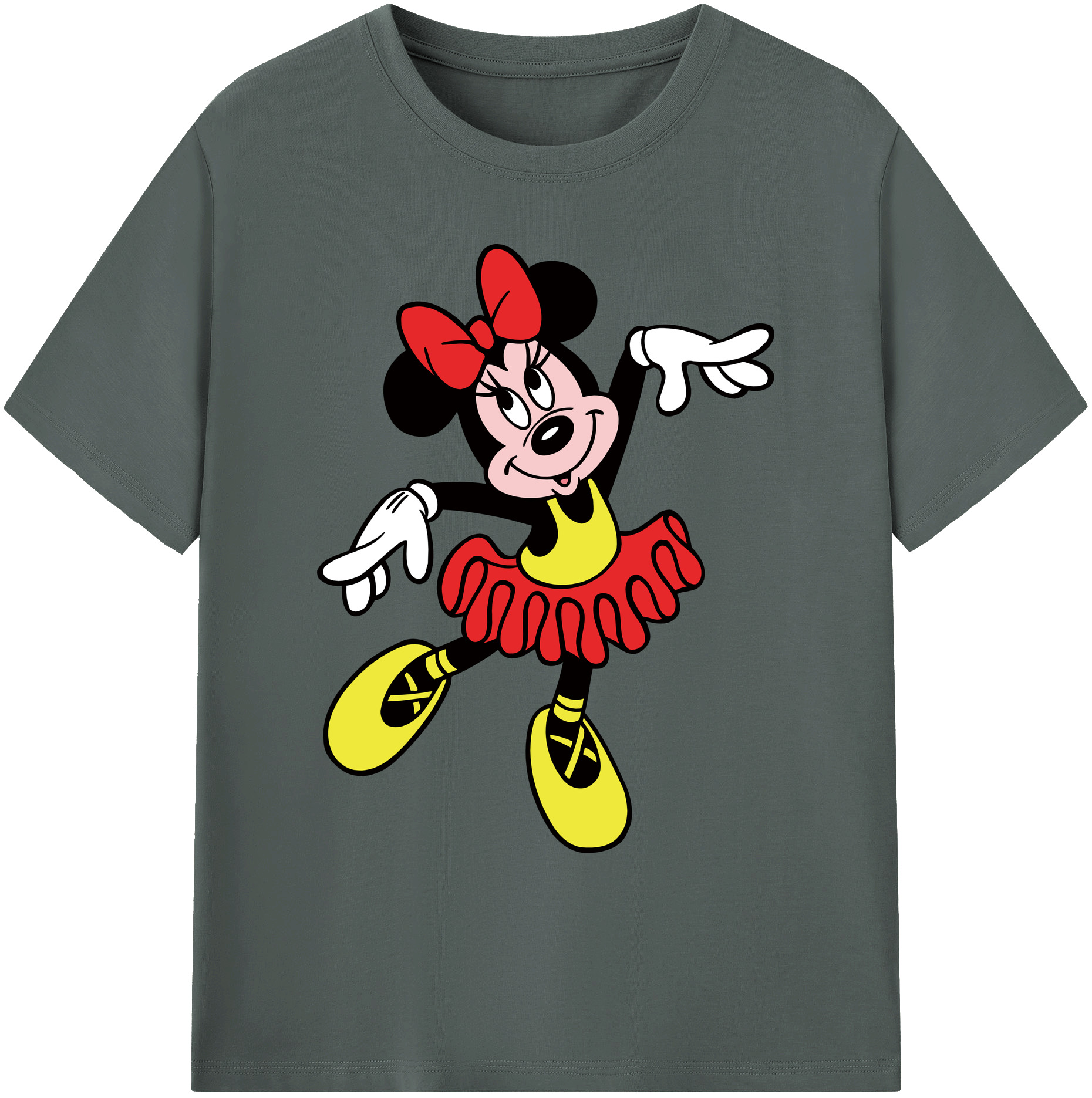 ミッキーマウス Mickey Mouse 綿100％ メンズ半袖Tシャツ｜肌触りやわらか＆通気性